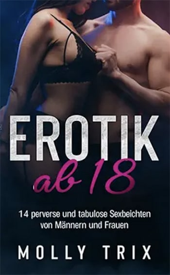 Erotik ab 18 Ein Buchcover mit einem fast nackten Paerchen darauf